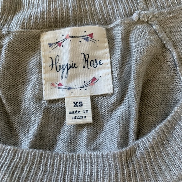 Varsity-style Gray Sweater - Picture 3 of 5